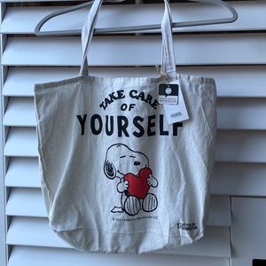 SNOOPY TAKE CARE OF YOURSELF TOTE